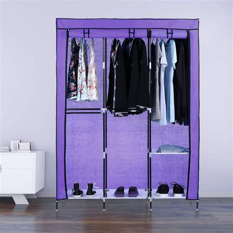 hanging portable closet|portable storage closet with shelving.